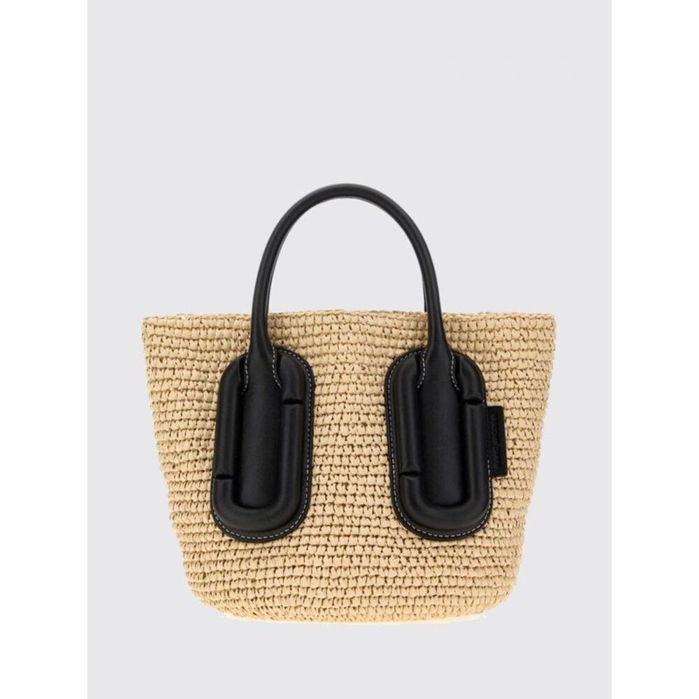 Marc Jacobs Women Marc Jacobs Babe Tote Small Raffia Bag With Removable Pouch
